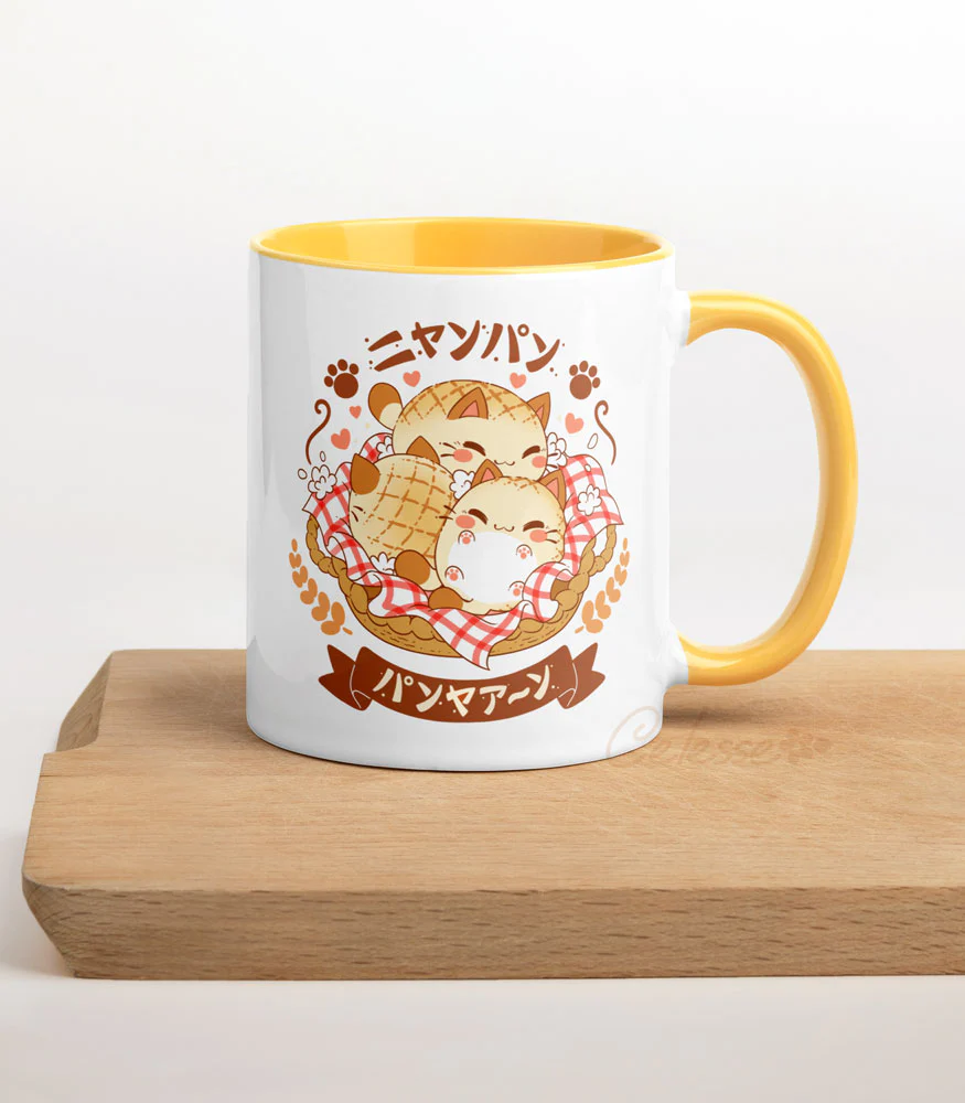 Nyanpan Bakery Colored Mug